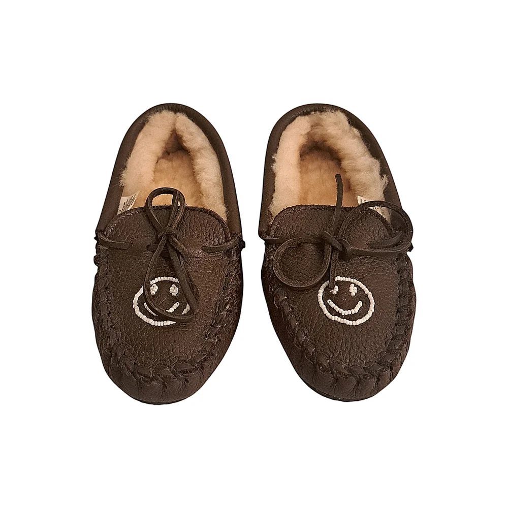 Minnetonka Smiley Face Moccasins